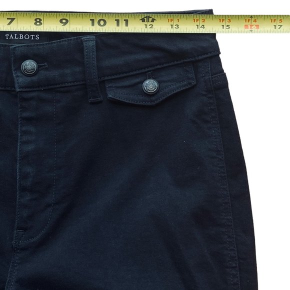 Talbots High Rise Straight Leg Trouser Jean Stretch Denim Sz 6 Inseam  29.5 Inch - Picture 6 of 12